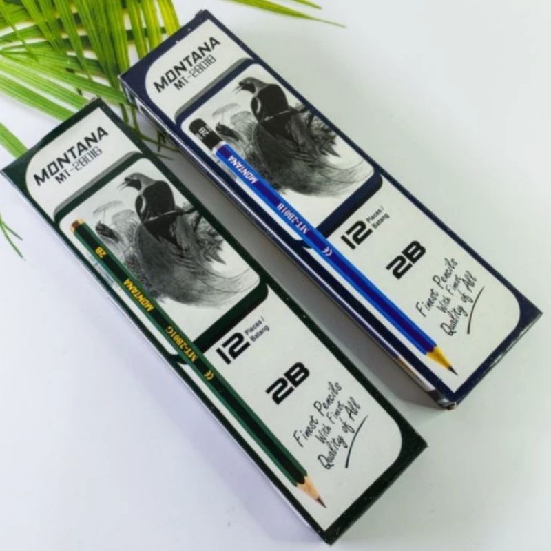 

Pensil 2B Montana MT-2B016 isi 12 pcs
