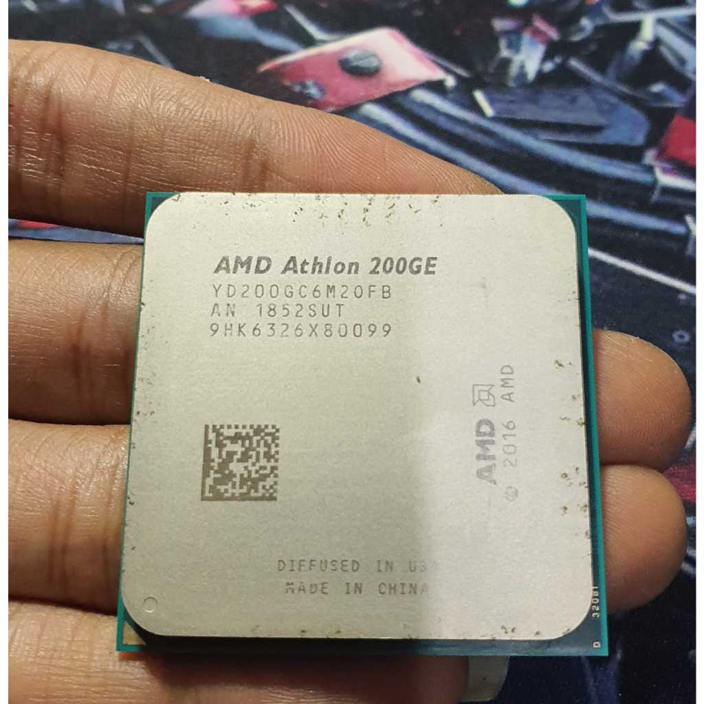 Processor Komputer AMD Athlon 200GE AM4 normal