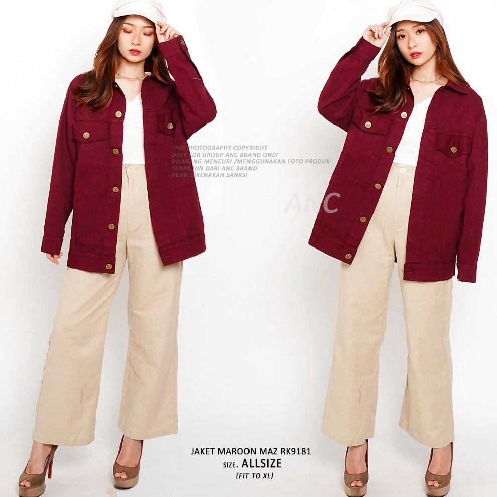 WOW BARU Fashion Recommended Denim Jeans  Celana  Jacket Jeans Kekinian Termodis