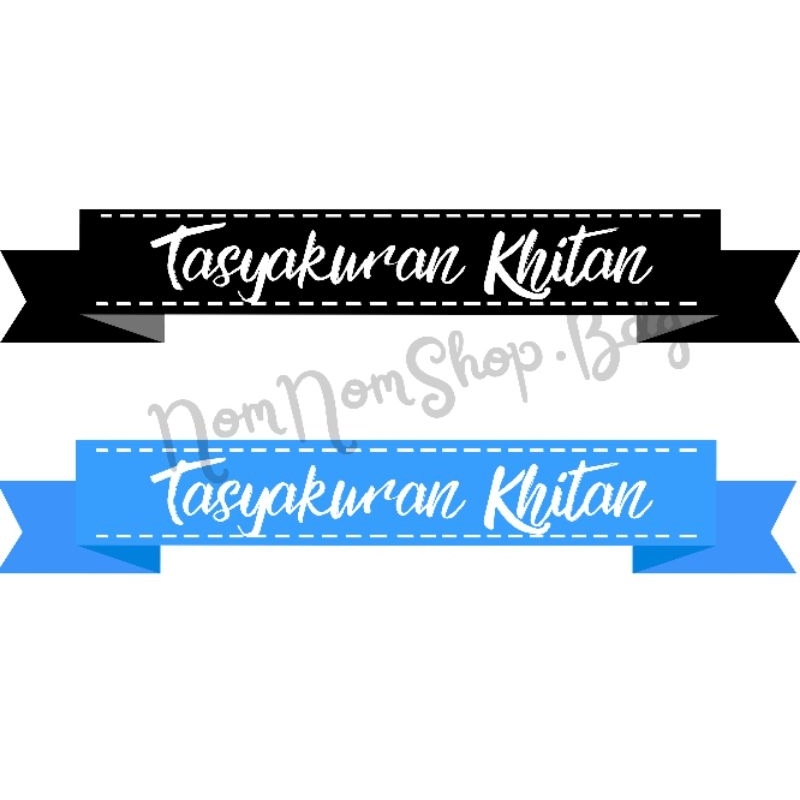 Banner Pita bunting flag Board Styrofoam TASYAKURAN Khitan / TASYAKURAN Aqiqah