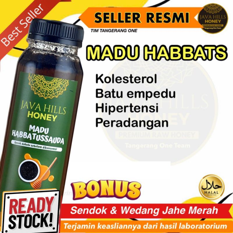 

JAVAHILLS HONEY Habbatussauda jinten hitam madu herbal 320gr untuk kolestrol batu empedu hipertensi peradangan