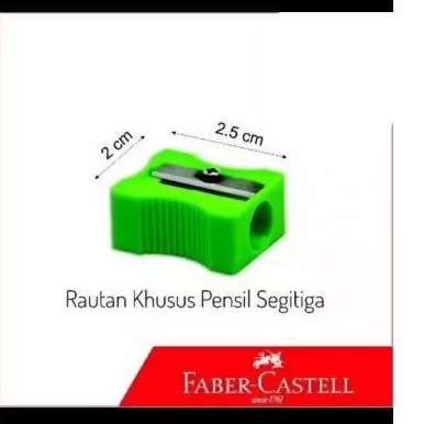 

Rautan pensil segitiga Faber Castle