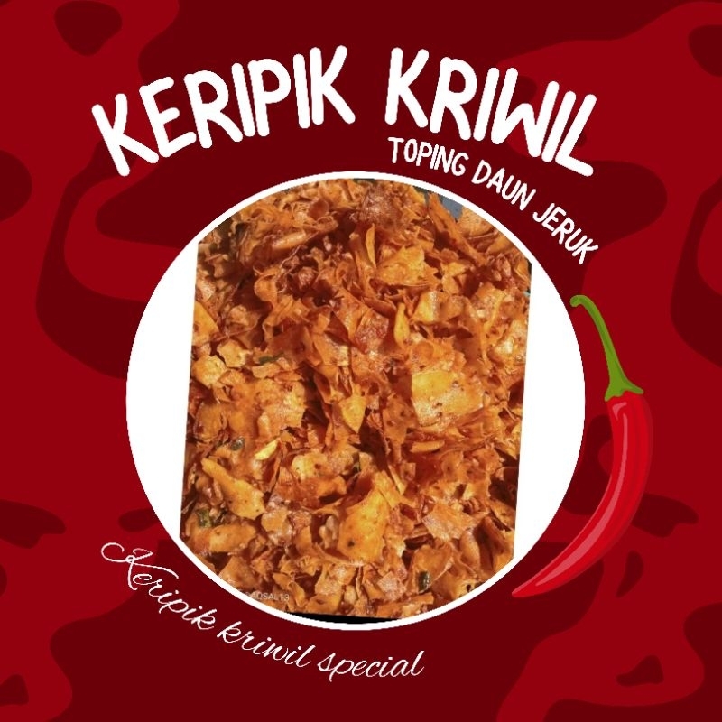 

keripik kriwil pedas 250gr