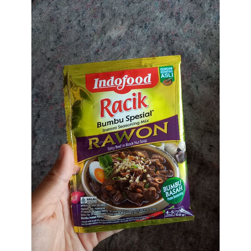 

indofood racik rawon bumbu instan 50g