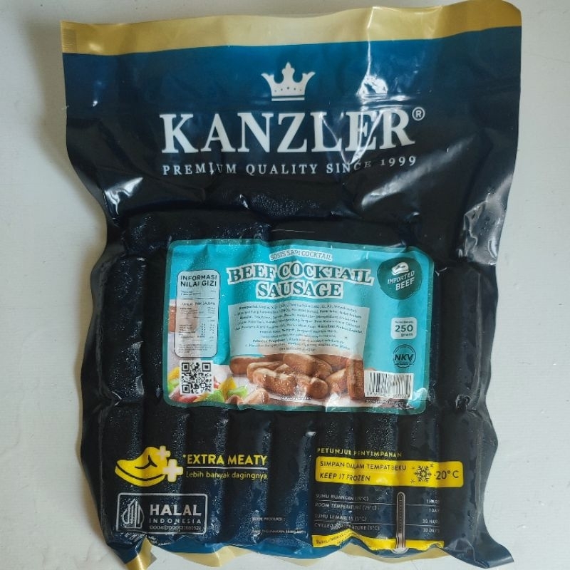 

Sosis Kanzler beef cocktail sausage 250gr