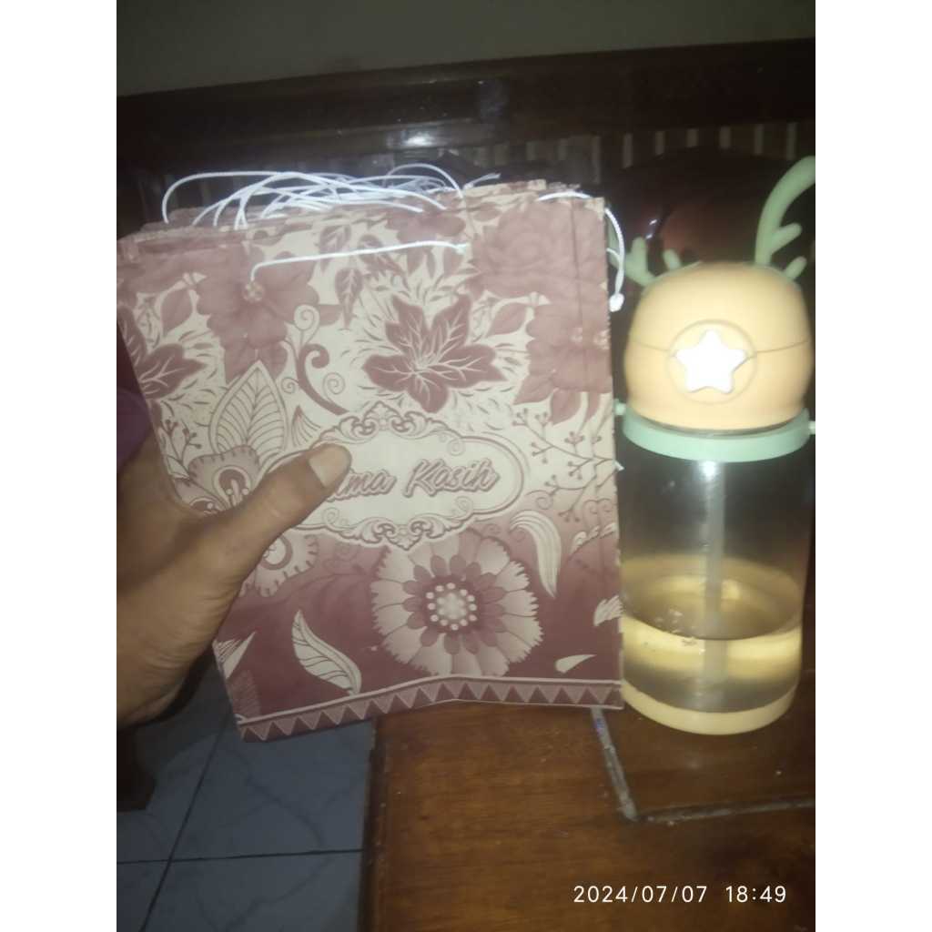 

paperbag batik 25 pcs motif batik terima kasih