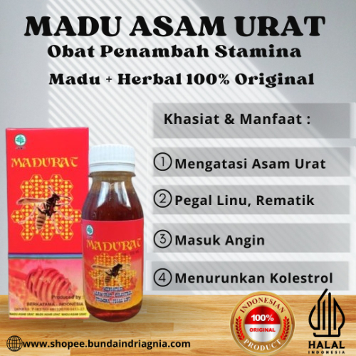 

Madu Asam Urat Madu Herbal Urat Madu Kesehatan Obat Pegal Linu dan Menurunkan Kolestrol
