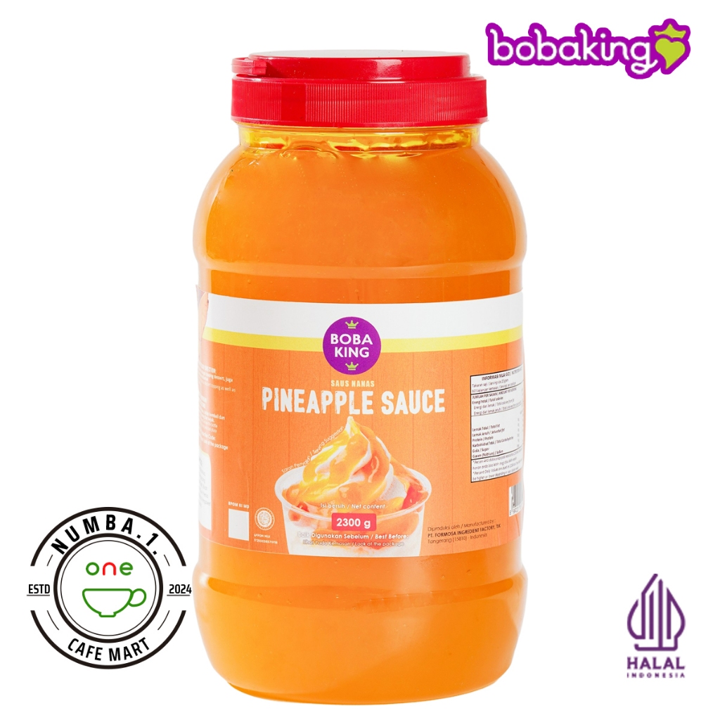 

2.3kg Bobaking Pineapple Sauce (saus nanas)