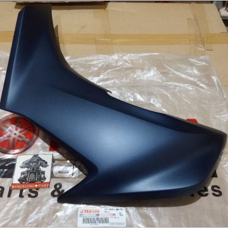 Panel sayap depan body cowling new aerox 155 connected kiri Biru cyber City original Ygp