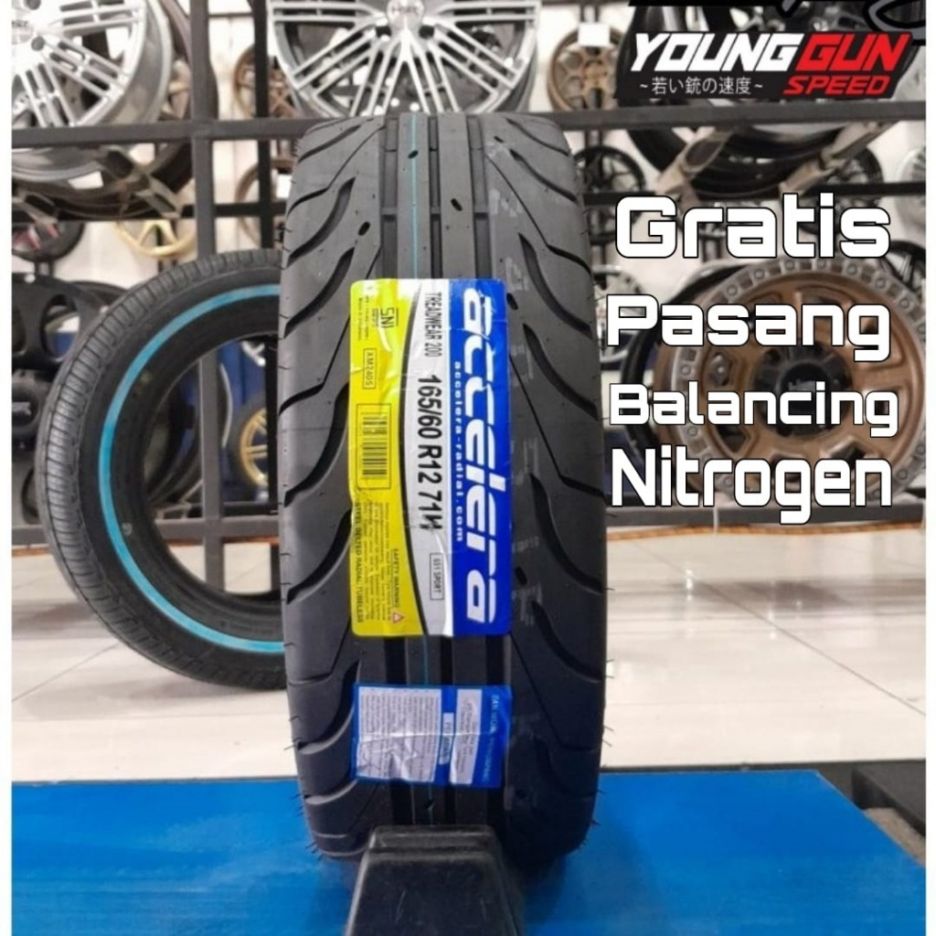 ban mobil accelera 651 sport 165 60 R12 baru