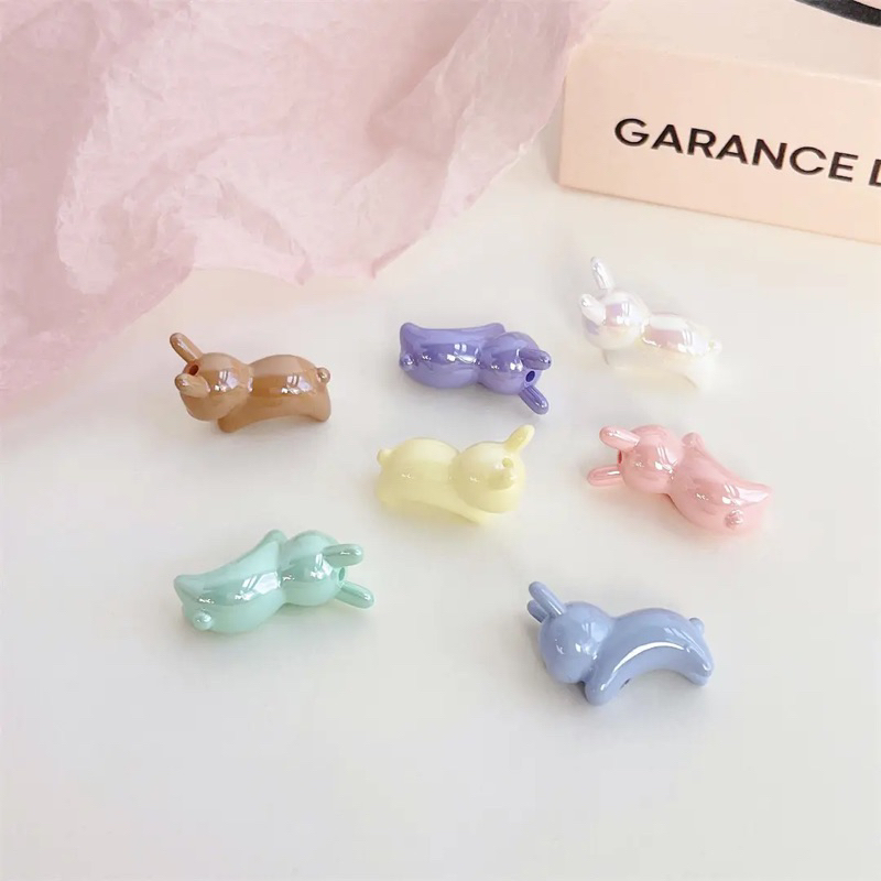 Beads Kelinci Manik Kelinci Mote Kelinci Beads Bunny Beads Import Beads Premium DIY Aksesoris Craft 