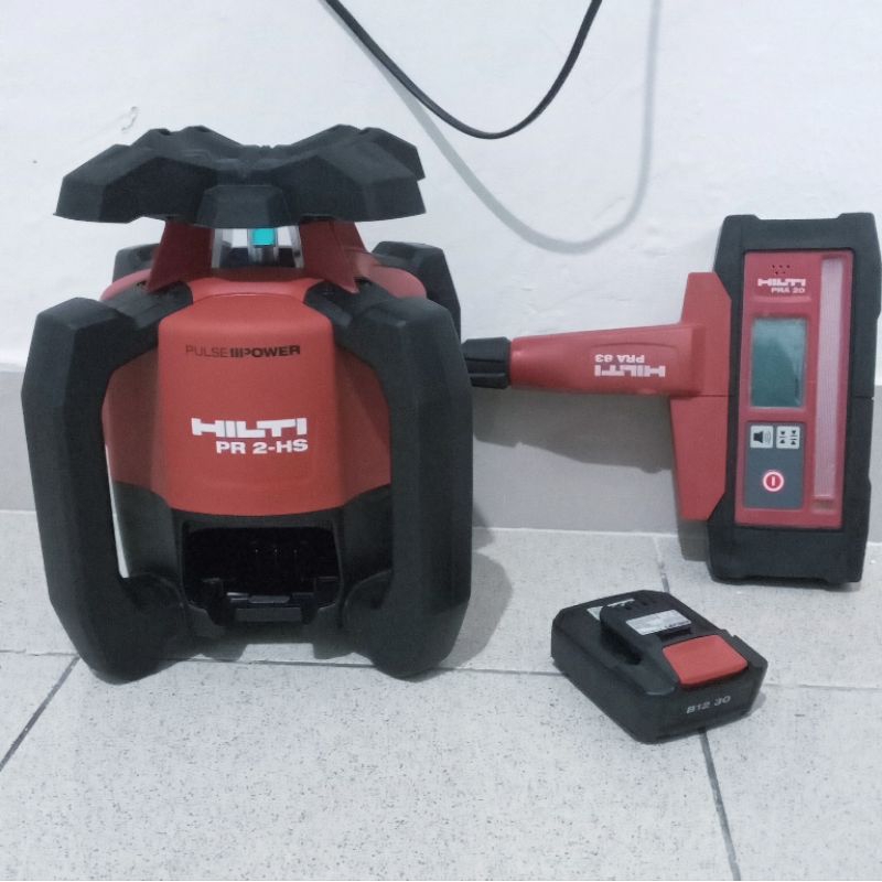 LASER LEVELING HILTI PR 2-HS A12 OUTDOOR ROTATING LASER SECOND ORIGINAL