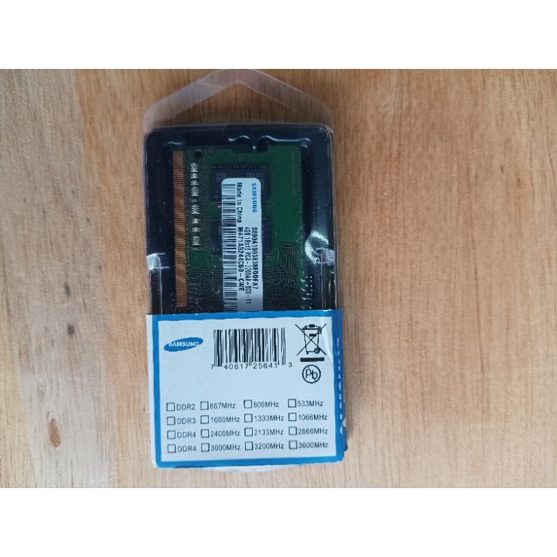 Ram Samsung DDR4 4GB 3200 / Sodim Samsung 4GB DDR4 3200