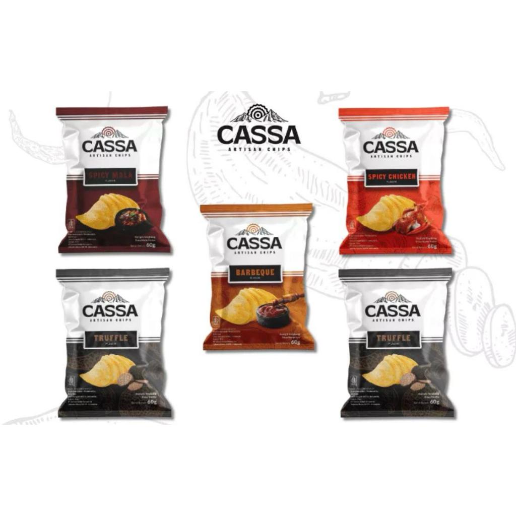 

Cassa Chips Spicy Chicken spicy Mala Barbeque Truffle original 60gram