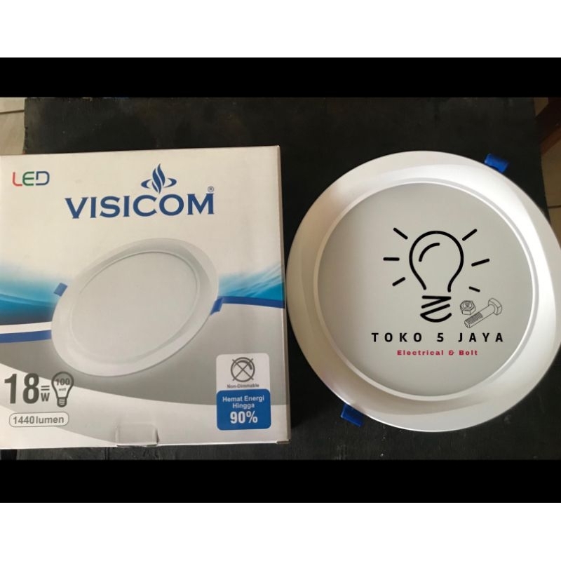 downlight visicom 18 watt / lampu downlight 18 watt / lampu downlight 8 inch / lampu visicom
