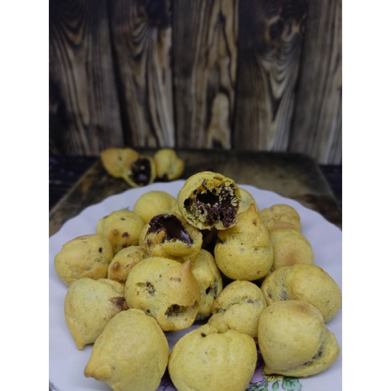 

soes cokelat kering cemal cemil cep muel