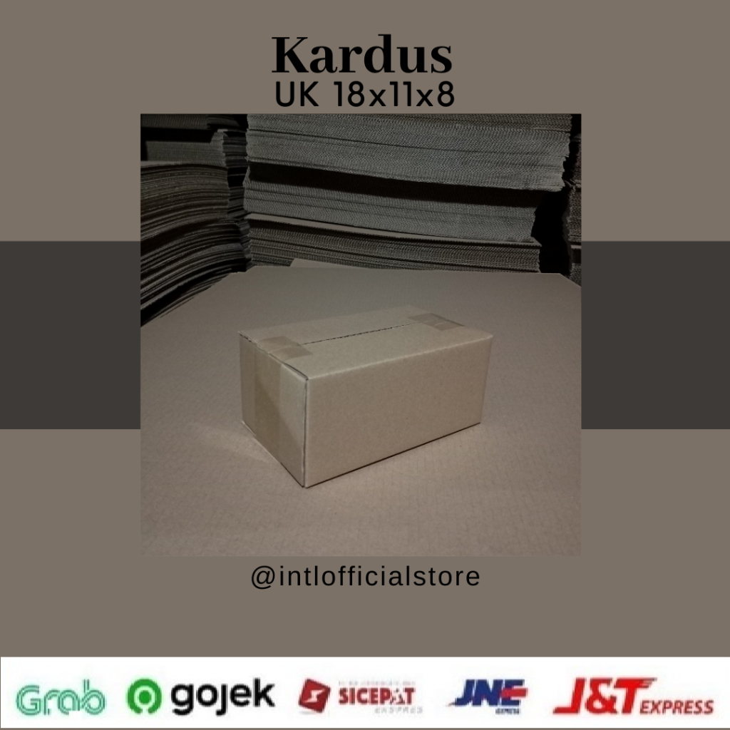 

Kardus Box Karton UK 18x11x8