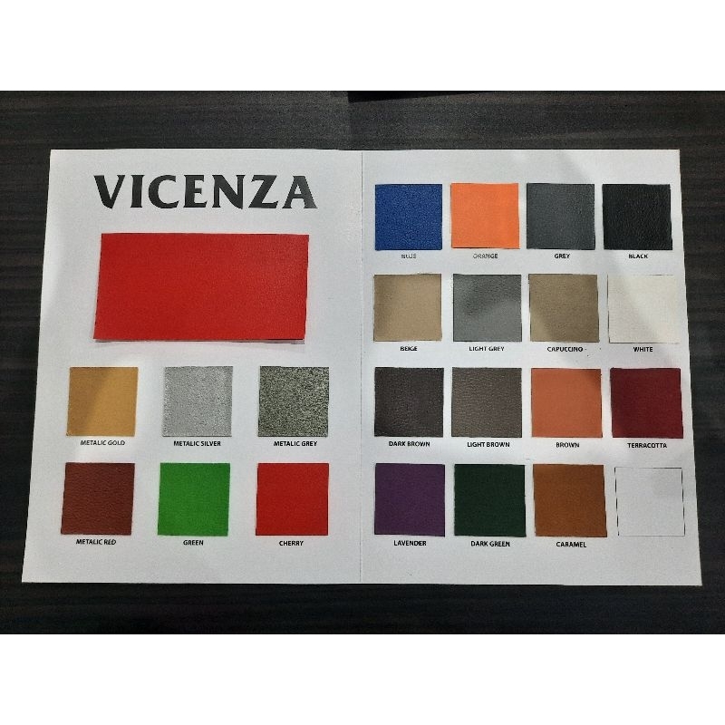 Katalog Produk - Contoh Warna dari berbagai macam KAIN dan OSCAR