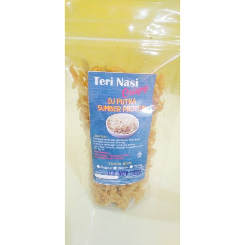 

teri nasi krispy