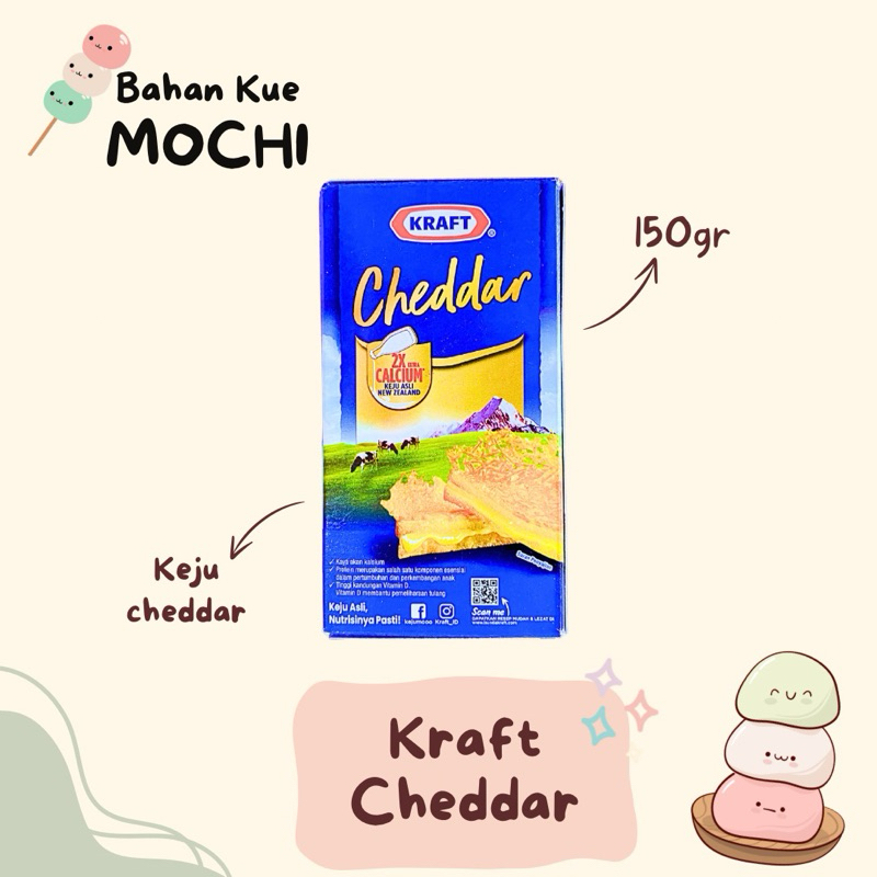 

Keju Kraft Cheddar 150gr / Keju Cheddar Kraft