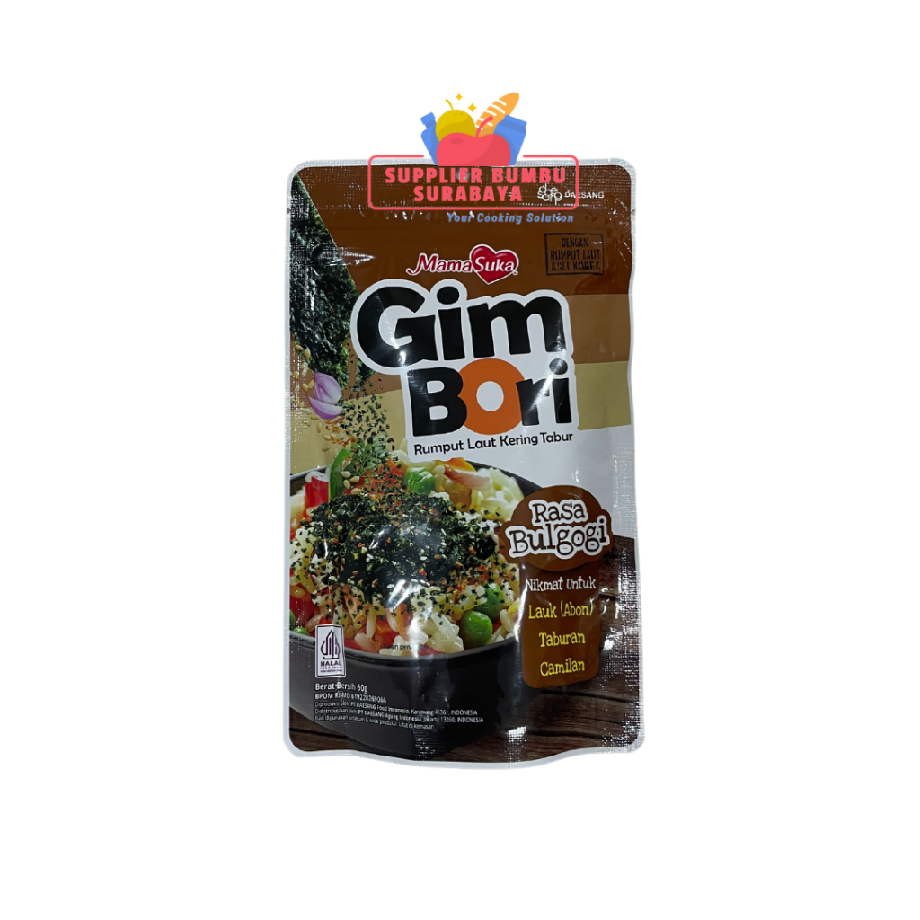 

Ukf5Pc6F4H (Kuliner.Kita) Mamasuka - Bon Nori Gim Bori Rumput Laut Kering Tabur 50G
