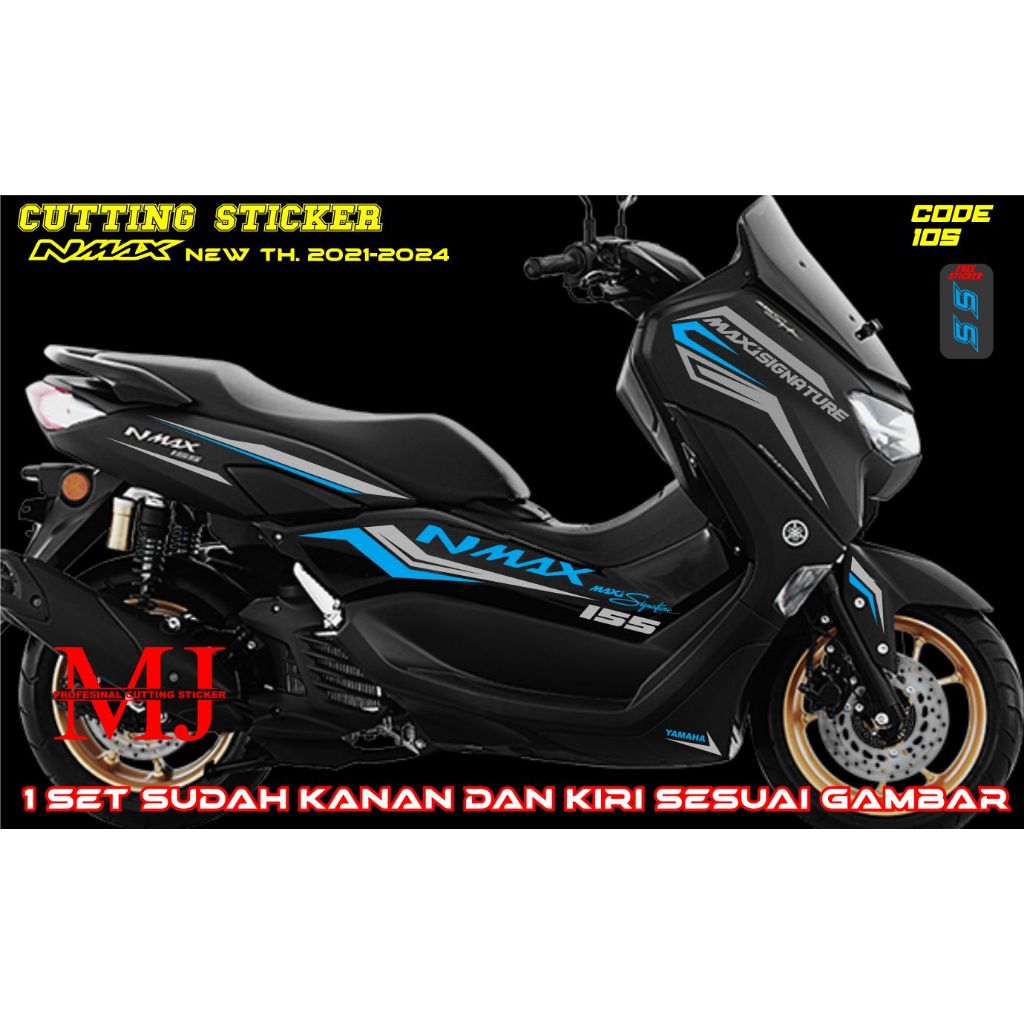 CUTTING STICKER NMAX 155 NEW 2022 STRIPING NMAX BARU