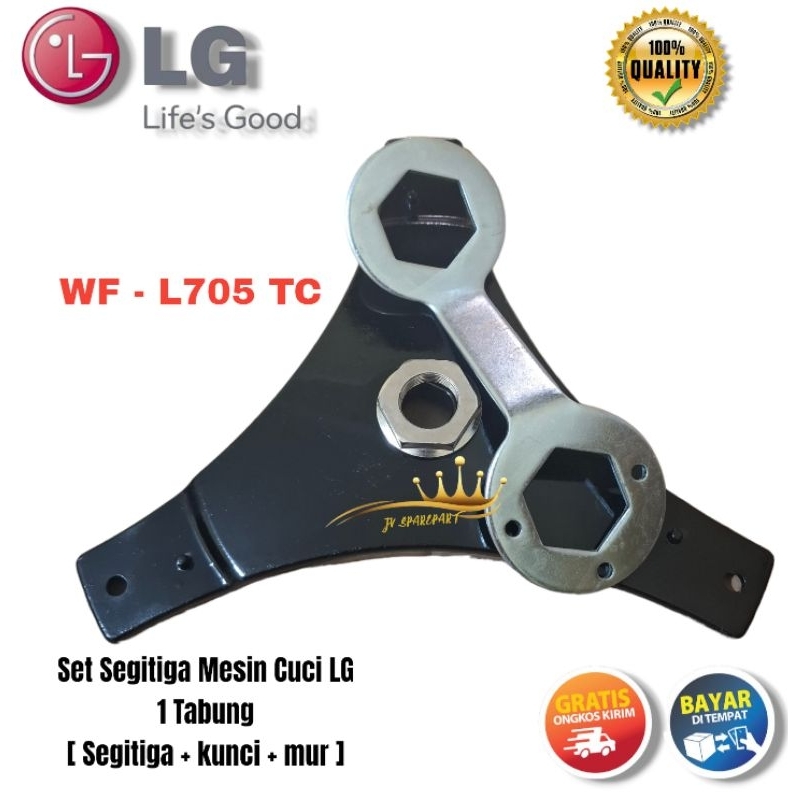 Set Segitiga Mesin Cuci LG 1 Tabung Type WF-L705TC QUALITY
