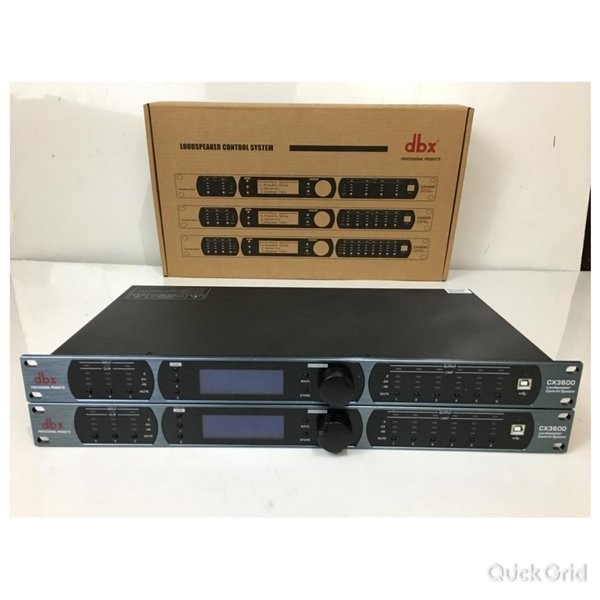 SPEAKER MANAGEMENT DBX CX3600 3 INPUT 6 OUTPUT CX 3600