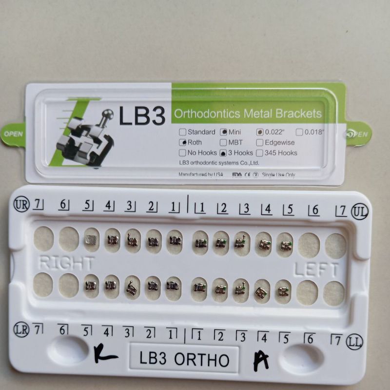 Behel gigi / Braket LB 3 Rahang Atas saja