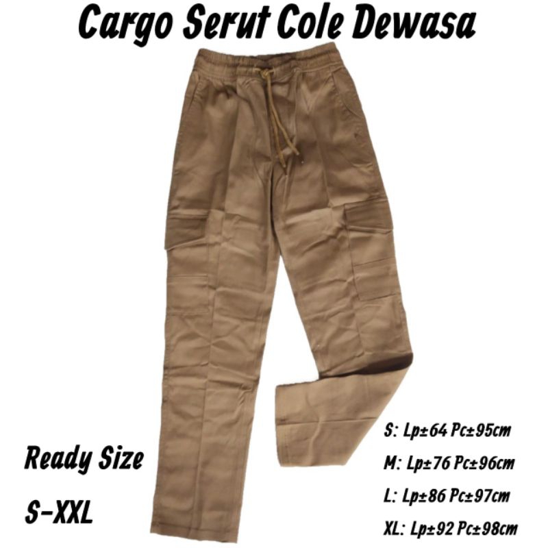 Celana Serut Cargo Cole