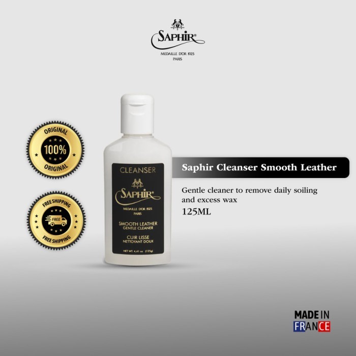 Perawatan Sepatu Kulit Saphir MDO (Medaille d'Or) Cleanser Smooth Leather Shoe - 125ML