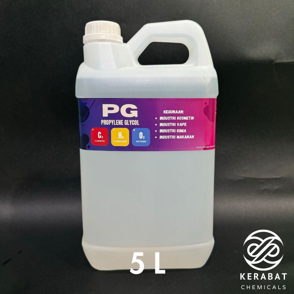 

5 Liter Propylene Glycol, PG Propilen Glikol Murni USP Food Grade