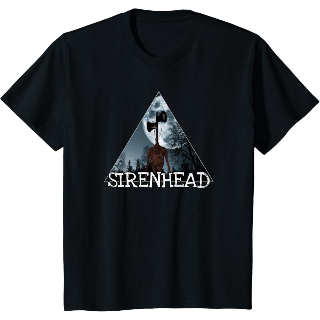 Baju kaos anak Siren head, Cartoon cat we love to escape from Siren head 2 T-Shirt