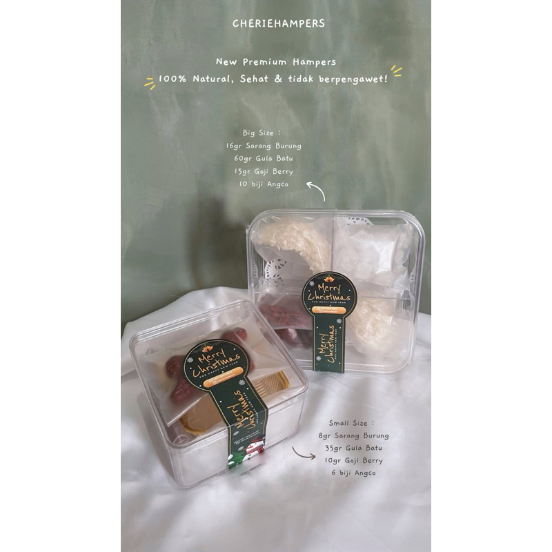 

PREMIUM GIFT Birdnest / Walet Asli Premium Alami Sarang Burung