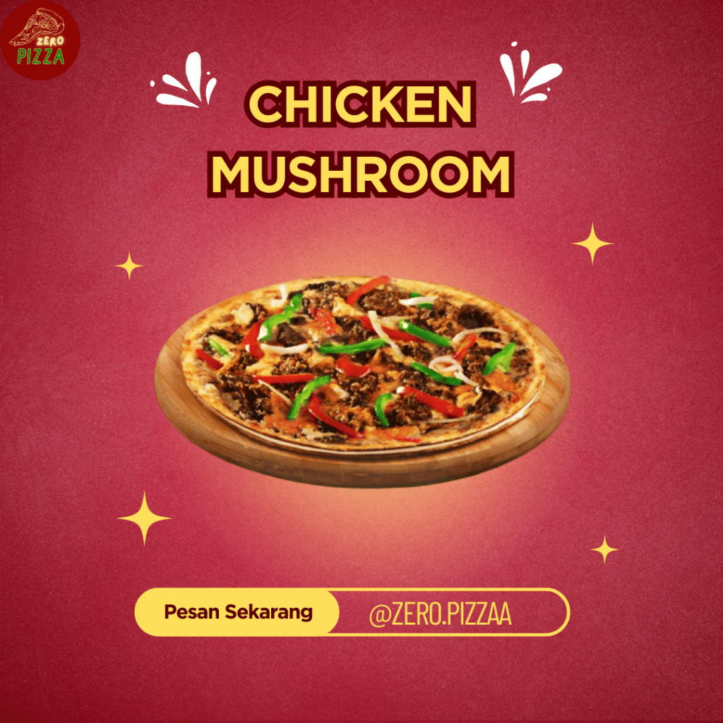 

Chicken Mushroom Pizza