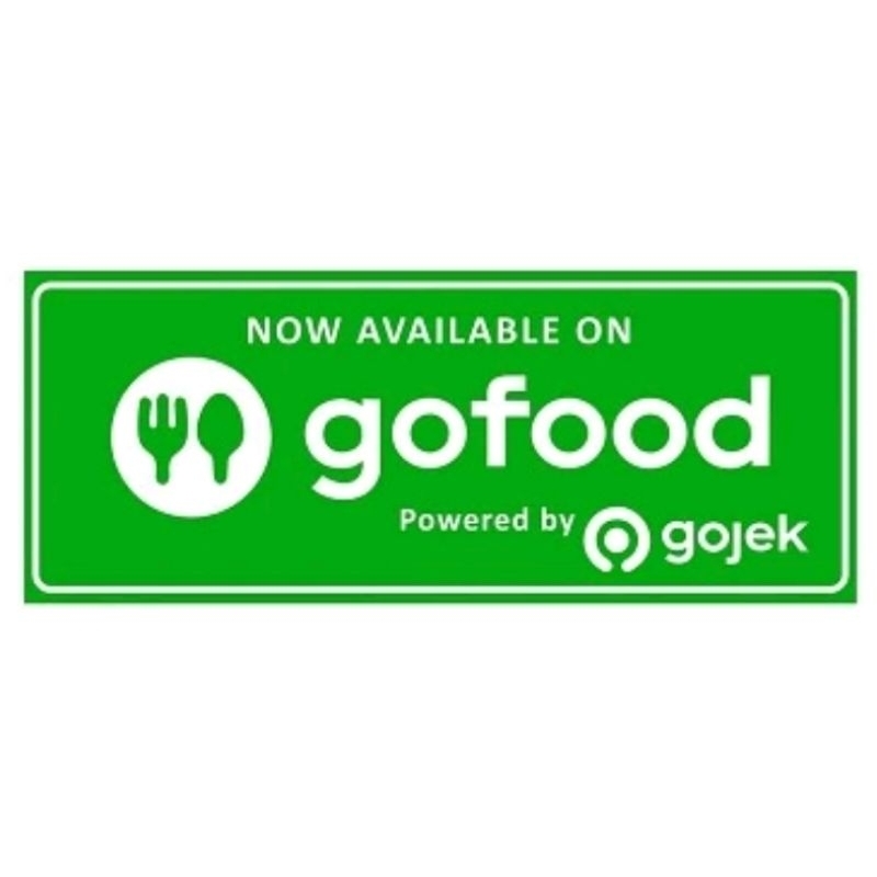 

STIKER VINYL ANTI AIR GOFOOD 25cmx10cm