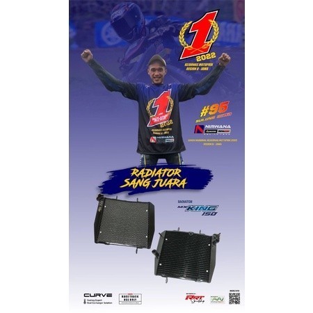 RRT RADIATOR CURVE MX KING ROADRACE AAI