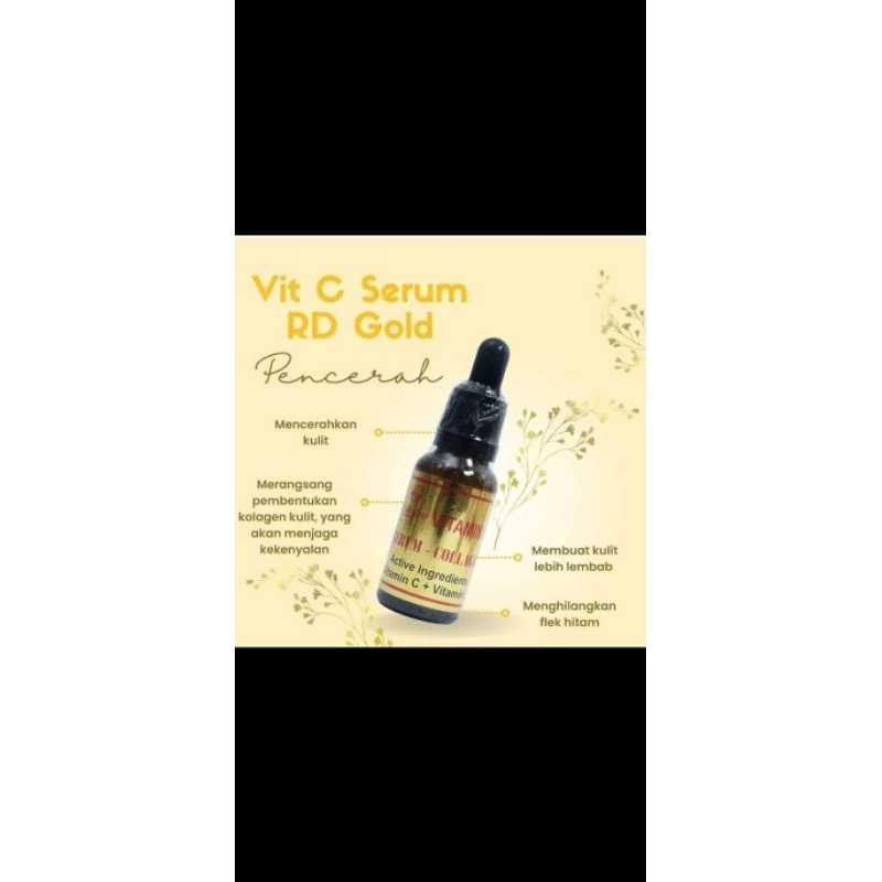 Vit C serum Rd glow dan Lightening Gold serum