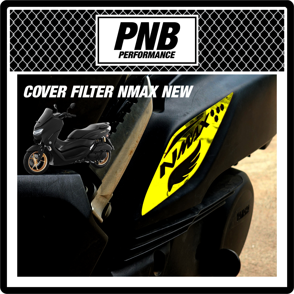 COVER FILTER NMAX NEW BAHAN AKRILIK ORIGINAL PNB