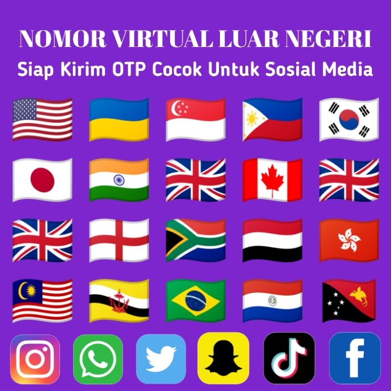 OTP NOMOR LUAR NEGERI {BACA DESKRIPSI}