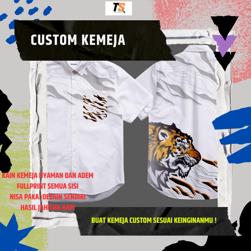 kemeja printing custom