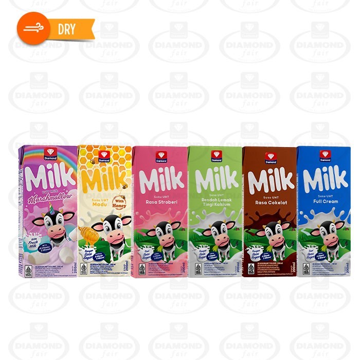 

Susu Diamond UHT 200ml per karton isi 24pcs - All Varian [GOJEK/GRAB]