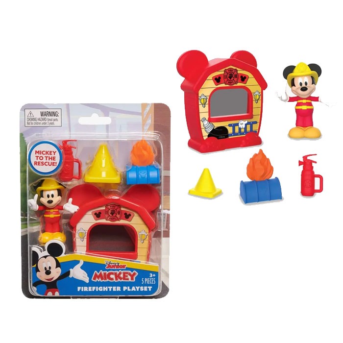Just Play Disney Junior Mickey Mouse Firefighter 5pcs Playset