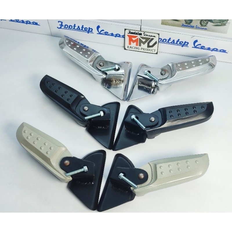Foot step vespa matic, sprint primavera aksesoris vespa matic