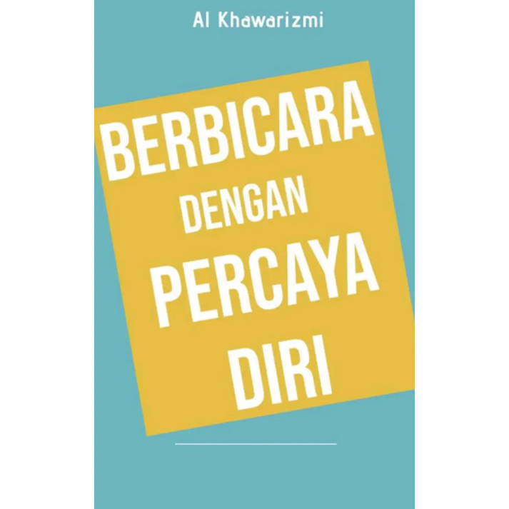 

[ ID1230 ] BERBlCARA DENGAN PERCAYA DlRl