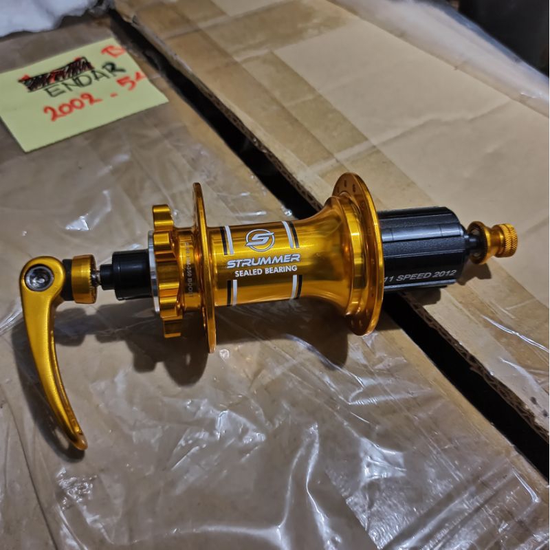 Freehub Strummer 141 - 142 mm Boost QR 32 Hole Disc Hub Belakang Sepeda