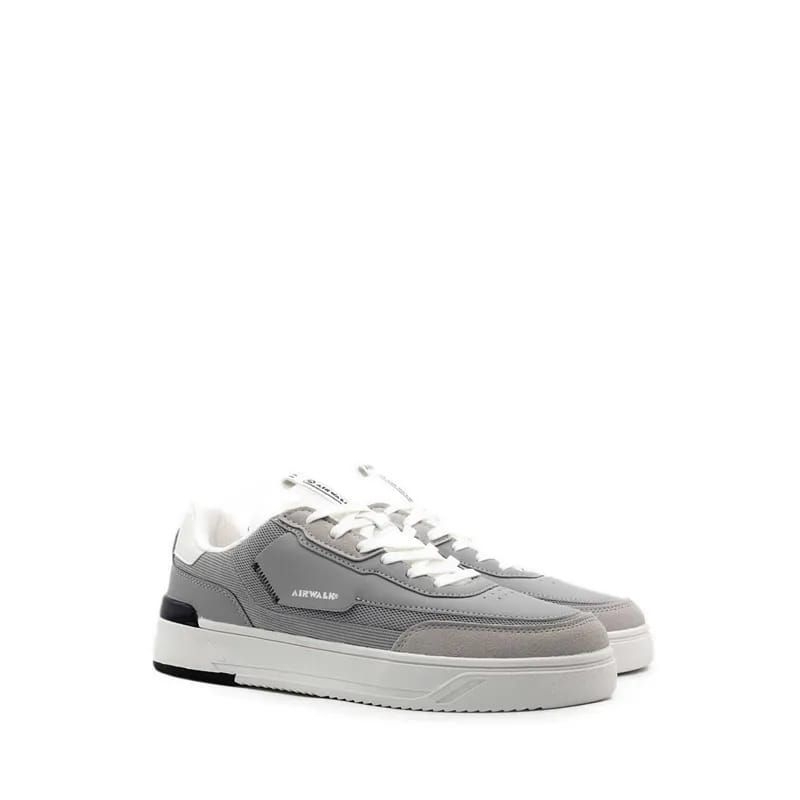 Sepatu Airwalk Bentley Sneakers Casual Kets Sneaker Kasual Pria Cowok Original Grey