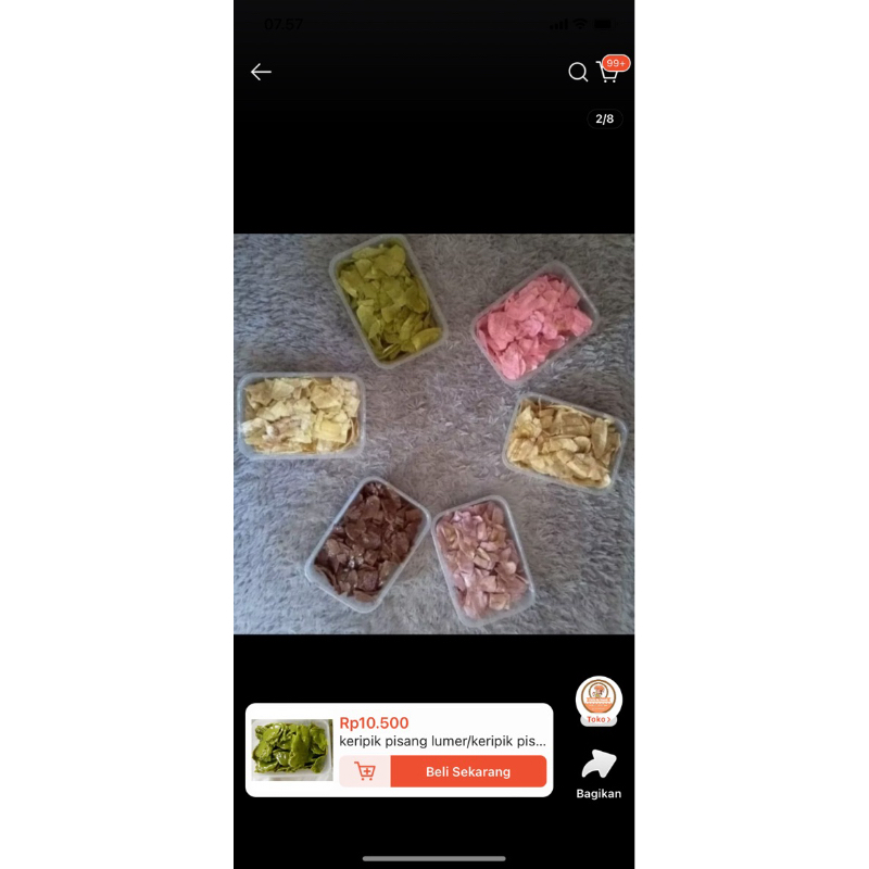 

keripik pisang lumer