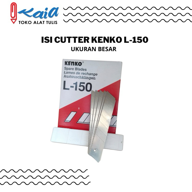 

ISI CUTTER KENKO L-150 UKURAN BESAR