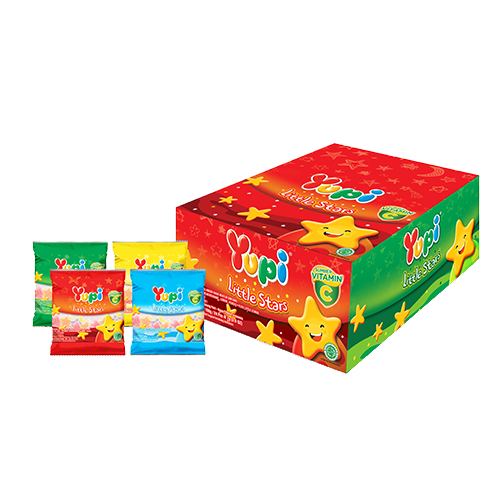 

YUPI CANDY GUMMY LITTLE STAR BOX 24/7g